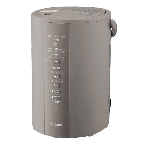 経典ブランド 象印【ZOJIRUSHI】3.0L 木造6畳 グレー スチーム式加湿器 加湿器