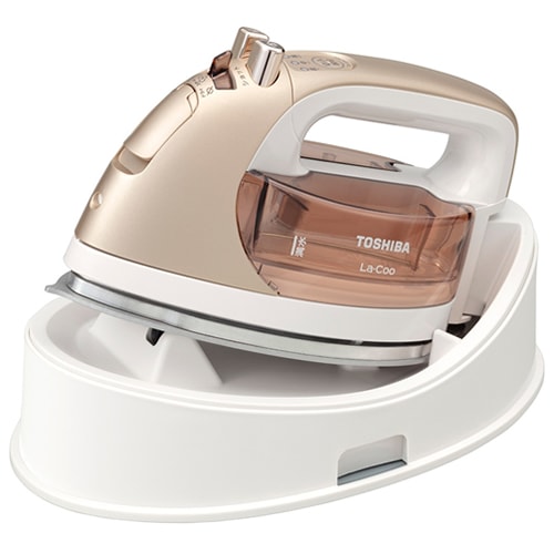 東芝【TOSHIBA】コードレスアイロン 美(ミ)ラクルLa・Coo サテン