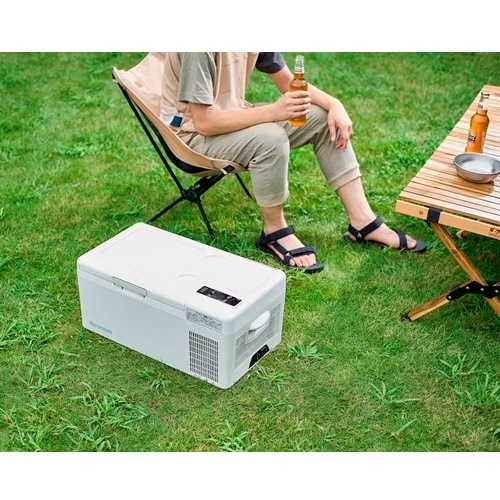 アイリスオーヤマ【IRIS】充電式ポータブル冷蔵冷凍庫 15L ホワイト