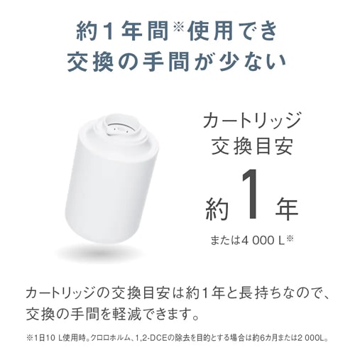 パナソニック【Panasonic】蛇口直結型 浄水器 除去対象19物質 TK