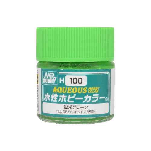 GSIクレオス【模型用塗料】水性ホビーカラー 蛍光グリーン 10ml 蛍光色