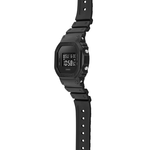 ［極美品］ G-SHOCK DW-5600UBB-1JF マッドブラック G-SHOCK gショック ソリッドカラーズ デジタル オールブラック DW