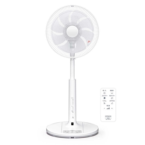 日立【HITACHI】DCモーター搭載 リビング扇風機 うちわ風 ホワイト HEF 