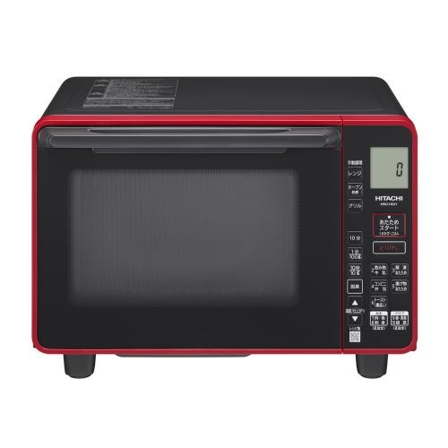 日立【HITACHI】22L オーブンレンジ レッド トースト機能 MRO-HE4Y-R 