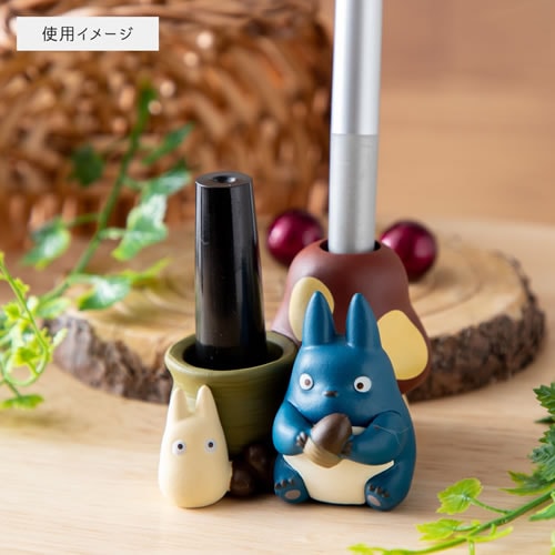 エンスカイ【スタジオジブリ】となりのトトロ 印鑑立て 中トトロ＆小