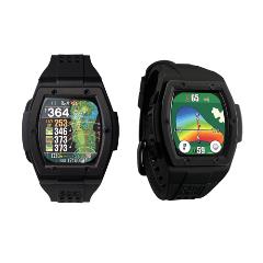 ショットナビ ゴルフ用腕時計型GPSナビ CrestII ブラック ゴルフ 距離