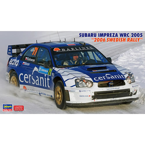 ハセガワ【車プラモデル】1／24 スバル インプレッサ WRC 2005 「2006