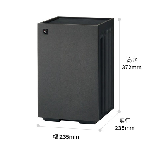 シャープ【SHARP】空気清浄機 グレー ～18畳 コンパクトモデル W