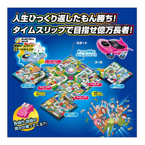 タカラトミー【ボードゲーム】人生ゲーム タイムスリップ100 H
