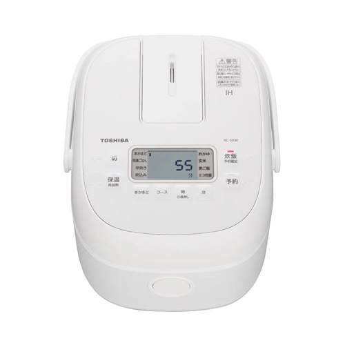 東芝【TOSHIBA】IHジャー炊飯器 3合炊き ホワイト IH炊飯器 しゃもじ