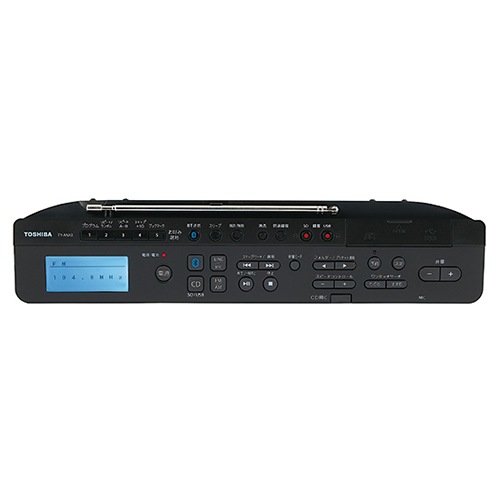 東芝【TOSHIBA】SD／USB／CDラジオ ブラック AUREX ワイドFM対応