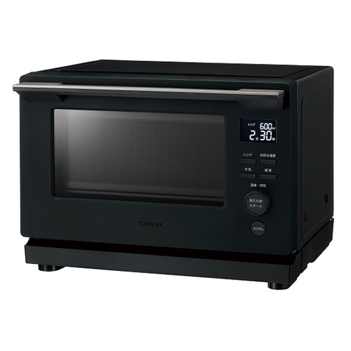 東芝【TOSHIBA】単機能レンジ 23L ブラック プレミアムモデル 1000W ワイド＆フラット庫内 ER-S10A-K【お手入れラクラク】 東芝【TOSHIBA】単機能レンジ 23L ブラック プレミアムモデル 1000W