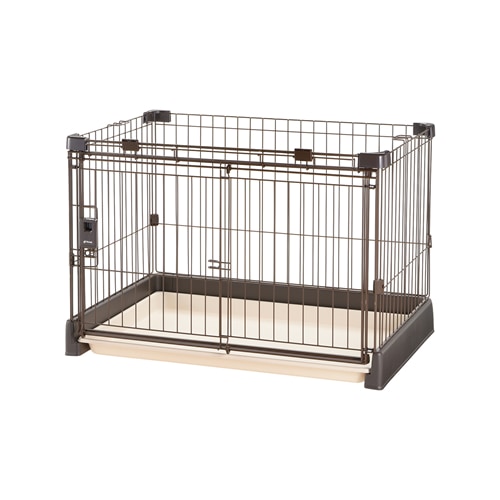 リッチェル ペットケージ ブラウン リッチェル【ペット用品】もっとお