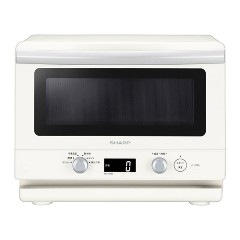 シャープ【SHARP】単機能レンジ 18L ホワイト系 ワイドフラット庫内