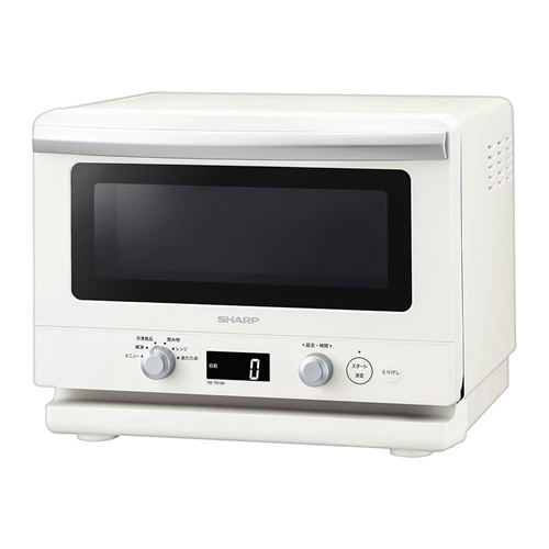 シャープ【SHARP】単機能レンジ 18L ホワイト系 ワイドフラット庫内
