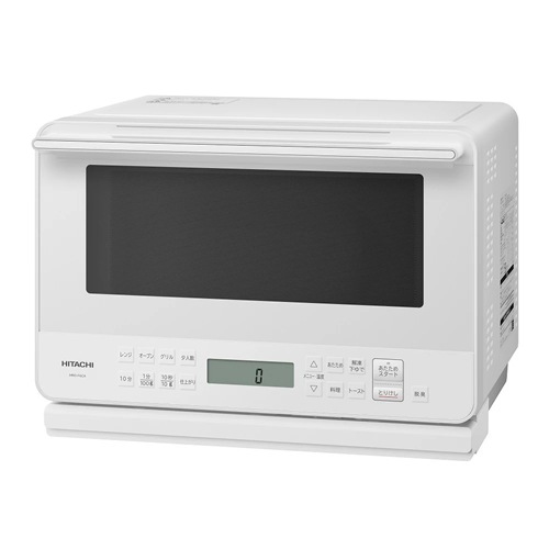 日立【HITACHI】オーブンレンジ 27L ホワイト フラット庫内 MRO