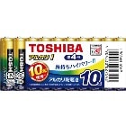 ��ǡ�TOSHIBA�ۥ��륫��1 ���륫�괥���� ñ4�� 1�ѥå�10������ �ޤȤ�ѥå� 10ǯĹ����¸ LR03AN-10MP���ɺ����� �ɺ���������