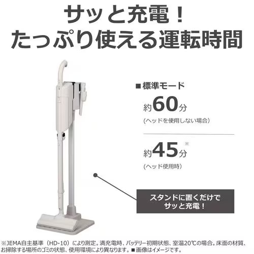 東芝【TOSHIBA】紙パック式コードレススティッククリーナー シフォン