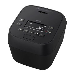 東芝【TOSHIBA】3.5合炊き 真空圧力IHジャー炊飯器 グランブラック 炎