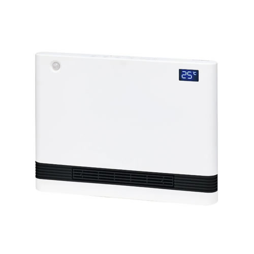 ユアサプライムス【暖房機器】ファンを取り外して洗えるワイドセラミックヒーター グレー 人感センサー搭載 YA-PS1246SGM-H【電気ファンヒーター】 ユアサプライムス【暖房機器】ファンを取り外して洗えるワイド