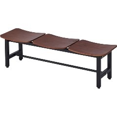 ベンチ 山崎産業【環境用品】屋内用3人かけベンチ 法人様限定商品 メーカー