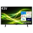 ���㡼�ס�SHARP��43V�� �վ��ƥ�� AQUOS �������� GF2�饤�� ���ޡ��ȥϥ��ӥ���� 2T-C43GF2��Google TV��ǽ��ܡ�