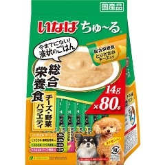 ちゅ〜る 総合栄養食 チーズ・野菜バラエティ 14gx80本