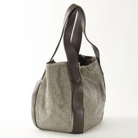 ANNA BIANCHI アンナ・ビアンキ ラインストーン トートバッグ J-6 Grey/Silver|Bag|ANNA BIANCHI