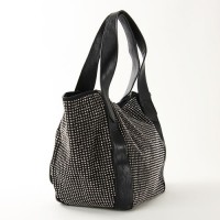 ANNA BIANCHI アンナ・ビアンキ ラインストーン トートバッグ J-6 Black/Silver|Bag|ANNA BIANCHI