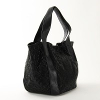ANNA BIANCHI アンナ・ビアンキ ラインストーン トートバッグ J-6 Black/Black|Bag|ANNA BIANCHI