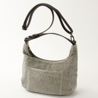 ANNA BIANCHI アンナ・ビアンキ ラインストーン 2wayバッグ J-7 Grey/Silver|Bag|ANNA BIANCHI