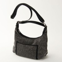 ANNA BIANCHI アンナ・ビアンキ ラインストーン 2wayバッグ　J-7 Black/Silver|Bag|ANNA BIANCHI