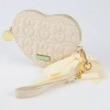 deux lux デュラックス Love Drops ラブドロップス ハート型ポーチ DL1010-13 Ecru エクリュ