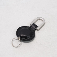 White Mountaineering(ۥ磻ȥޥƥ˥󥰡WM2571810 LEATHER REEL KEYCHAIN 쥶꡼륭