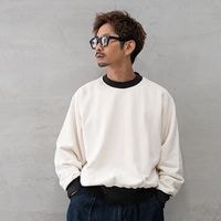 KURO(964221 FREEDOM SLEEVE CREW NECK SWEAT ե꡼ॹ꡼֥롼ͥå