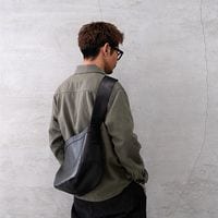 EDIT CLOTHING(ǥåȥ󥰡ED-809 messenger sheep leather bag å󥸥㡼ץ쥶Хå