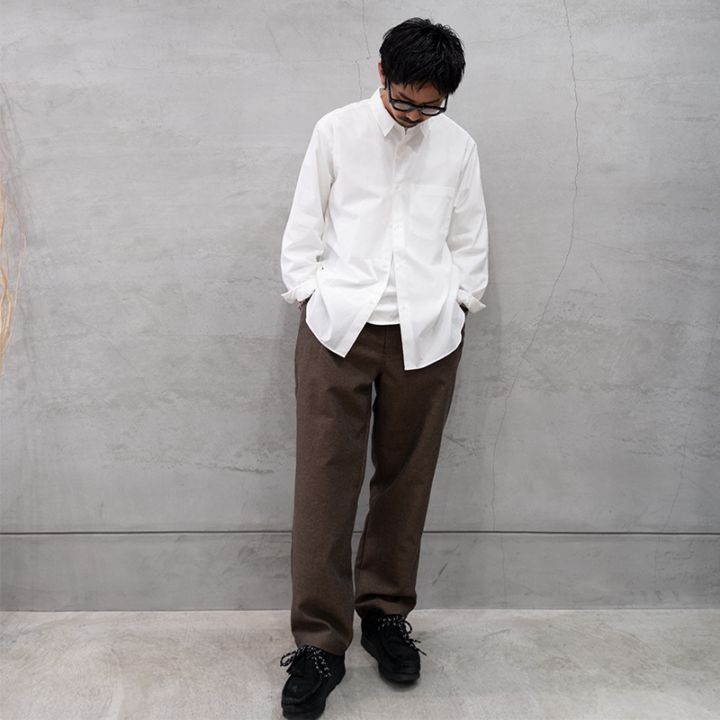 STILL BY HAND (スティルバイハンド）PT06261 cotton tweed tapered pants コットンツイードテーパードパンツ