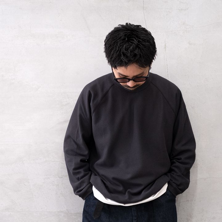 STILL BY HAND (スティルバイハンド）CS07261 Kanoko raglan L/S Tee 鹿の子ラグランロンTee