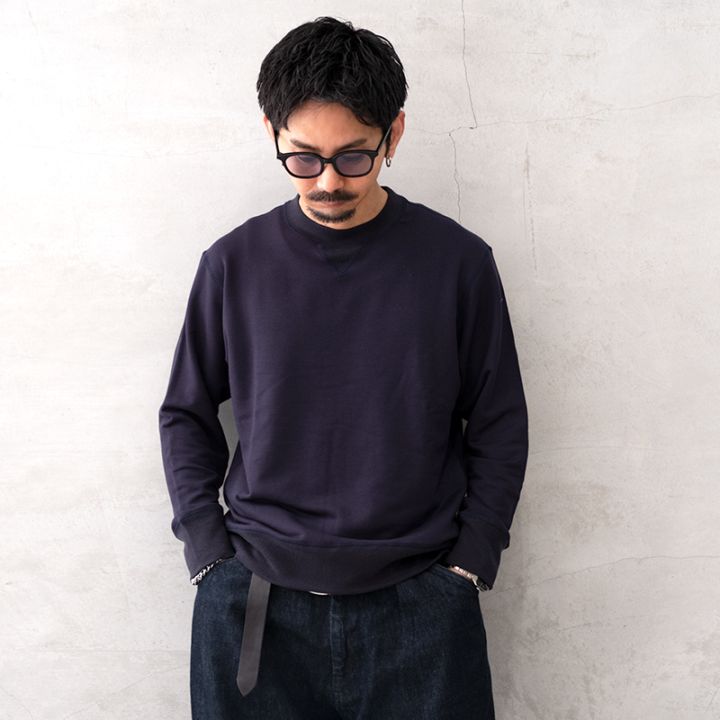 MOC-T（モクティ)  M34-300 LYOCELL STRETCH FLEECE CREW NECK SWEAT POJ リヨセルストレッチフリーススウェット