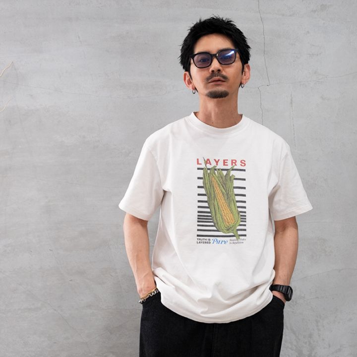 KURO(クロ）964275 17/- ROUND SHAPE DYED TEE 