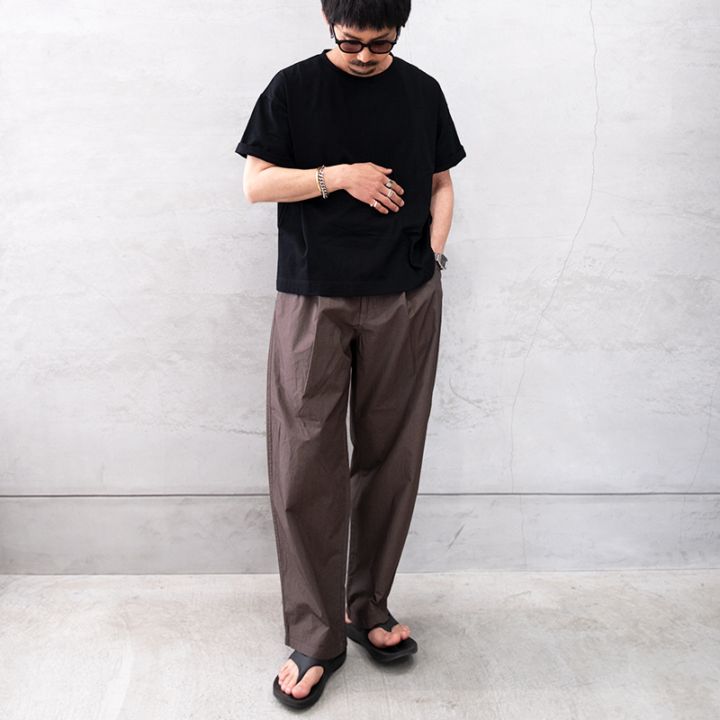 KURO×GREEje別注　KATSURAGI PANTS　ワイド　テーパード 2024.01.10/Wednesday. ・ KURO×GREEje… sulferdyed katsuragi pants