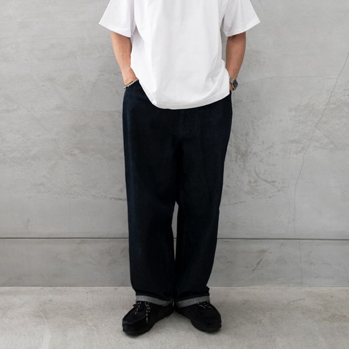 5PRODUCT(ファイブプロダクト）5P_008 1tuck wide painter denim 1タックワイドペインターデニム