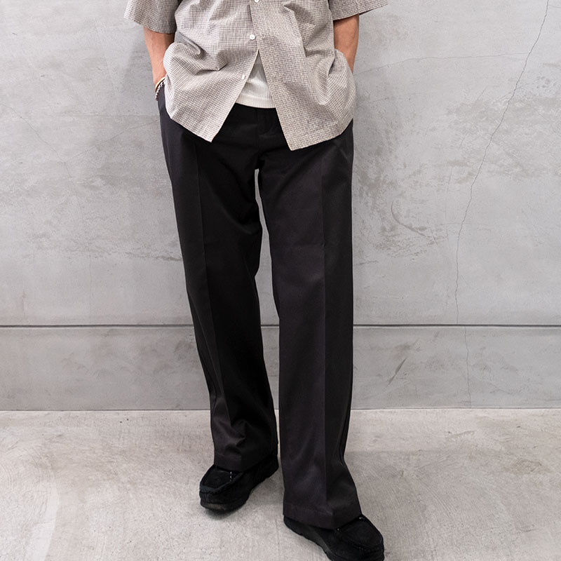MANUAL ALPHABET (マニュアルアルファベット）MA-P327 Chino one tuck buggy pannts チノ1タックバギーパンツ
