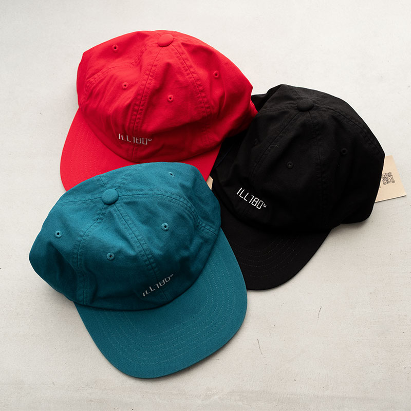 ILL ONE EIGHTY(イルワンエイティ）ILL251-57BC  180° EMB CAP 180ロゴ刺しゅうキャップ