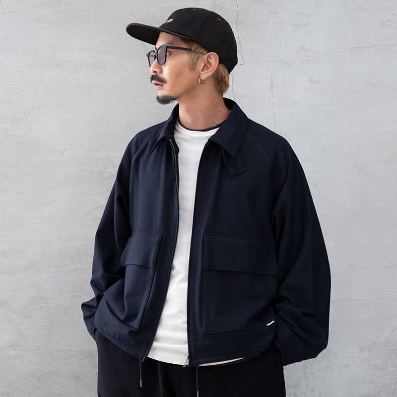 amne(アンネ) amn-BL-024 WARM GABARDINE useful blouson ヲォームギャバジンユースフルブルゾン