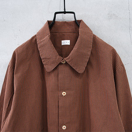 KURO(������964119 GINGHAM CHECK SHIRT ���󥬥�����å������
