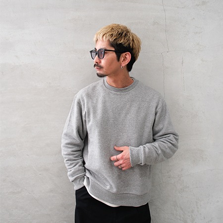 MOC-Tʥ⥯ƥ)  M24310RB HEAVY LOOPWHEEL CREW NECK POJ