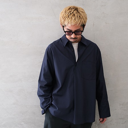 STILL BY HAND (���ƥ���Х��ϥ�ɡ�SH05251 PULL OVER CUPRO COTTON SHIRT