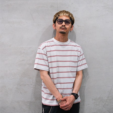 KURO(������964128 OLD BORDER POCKET TEE ������ɥܡ������ݥ��å�T�����