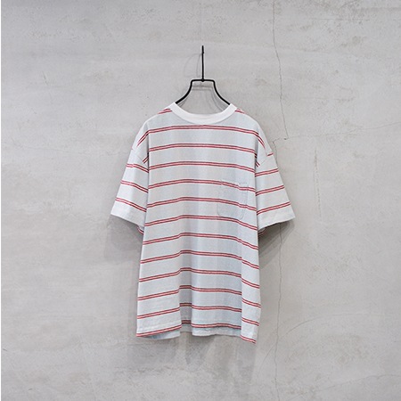 KURO(������964128 OLD BORDER POCKET TEE ������ɥܡ������ݥ��å�T�����